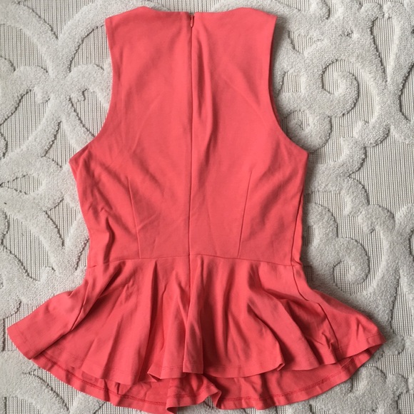 Bardot pink peplum top - Picture 4 of 4